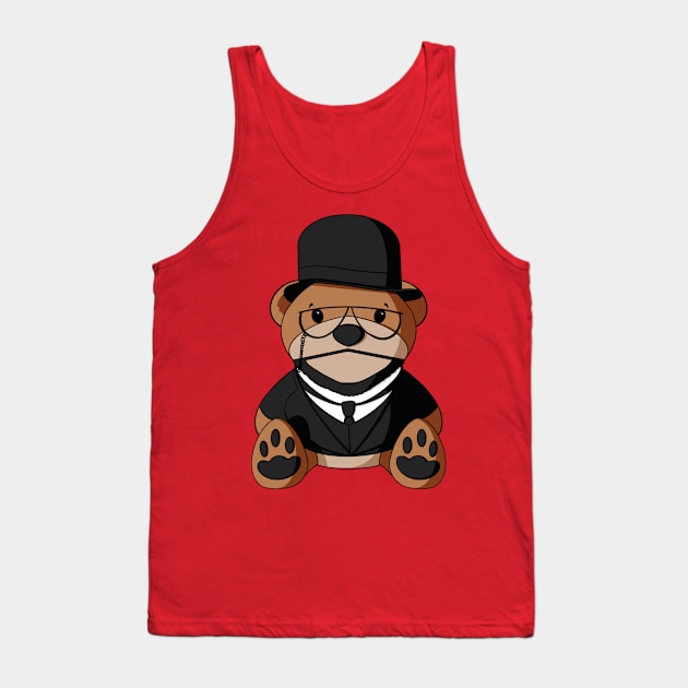 Toulouse-Lautrec Teddy Bear Tank Top by Alisha Ober Designs